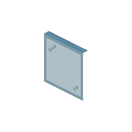 Cyan Stained Glass Pane