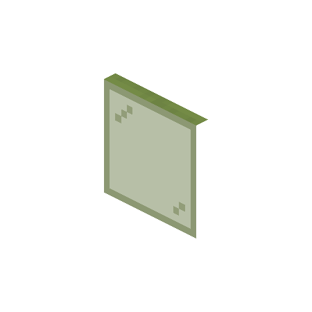 Green Stained Glass Pane