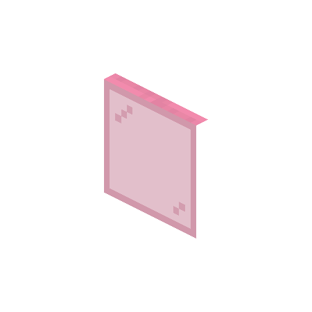 Pink Stained Glass Pane