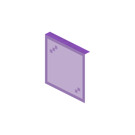 Purple Stained Glass Pane