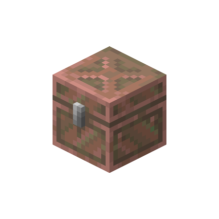 Waxed Exposed Copper Chest