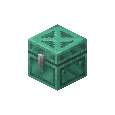 Waxed Oxidized Copper Chest
