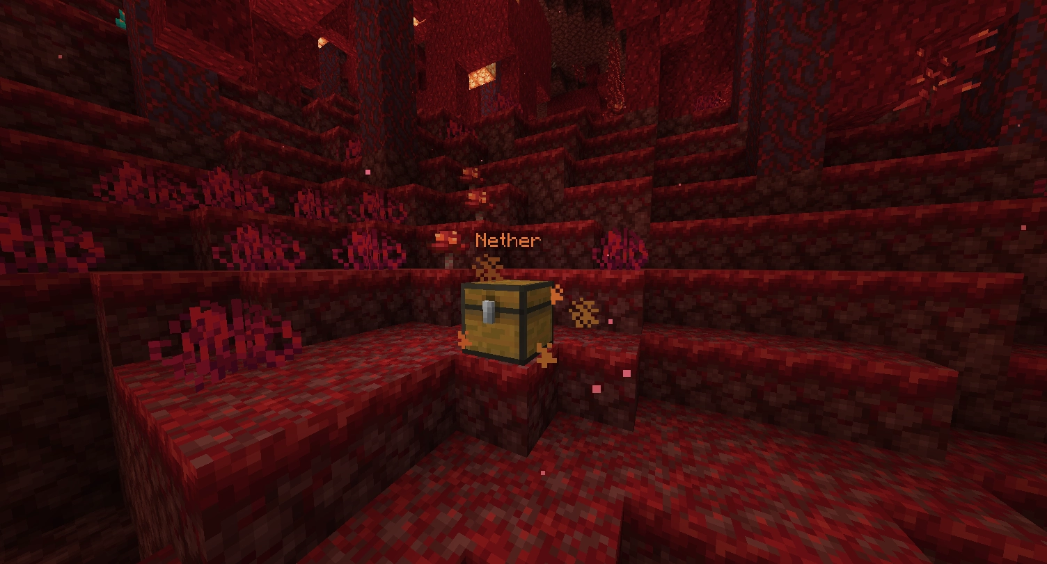 Waychest in the Nether